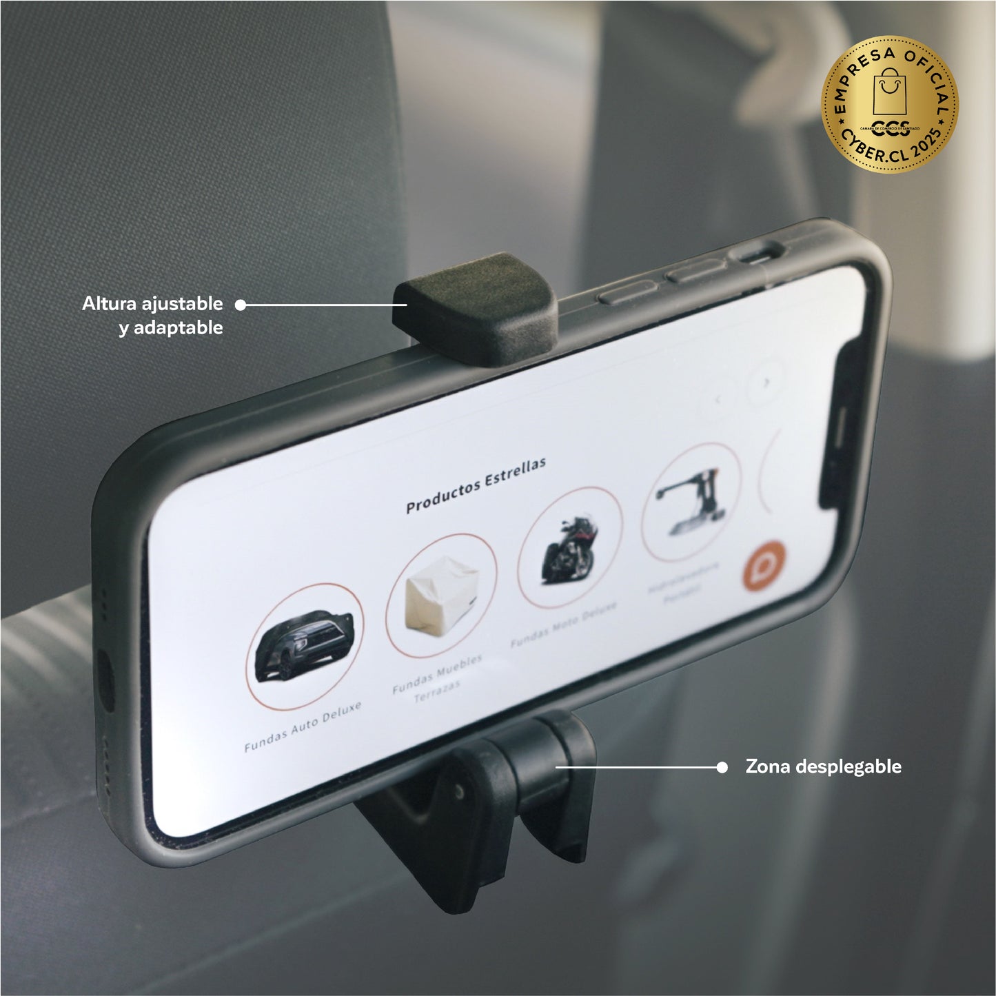 Soporte para Celular Asiento Trasero Auto