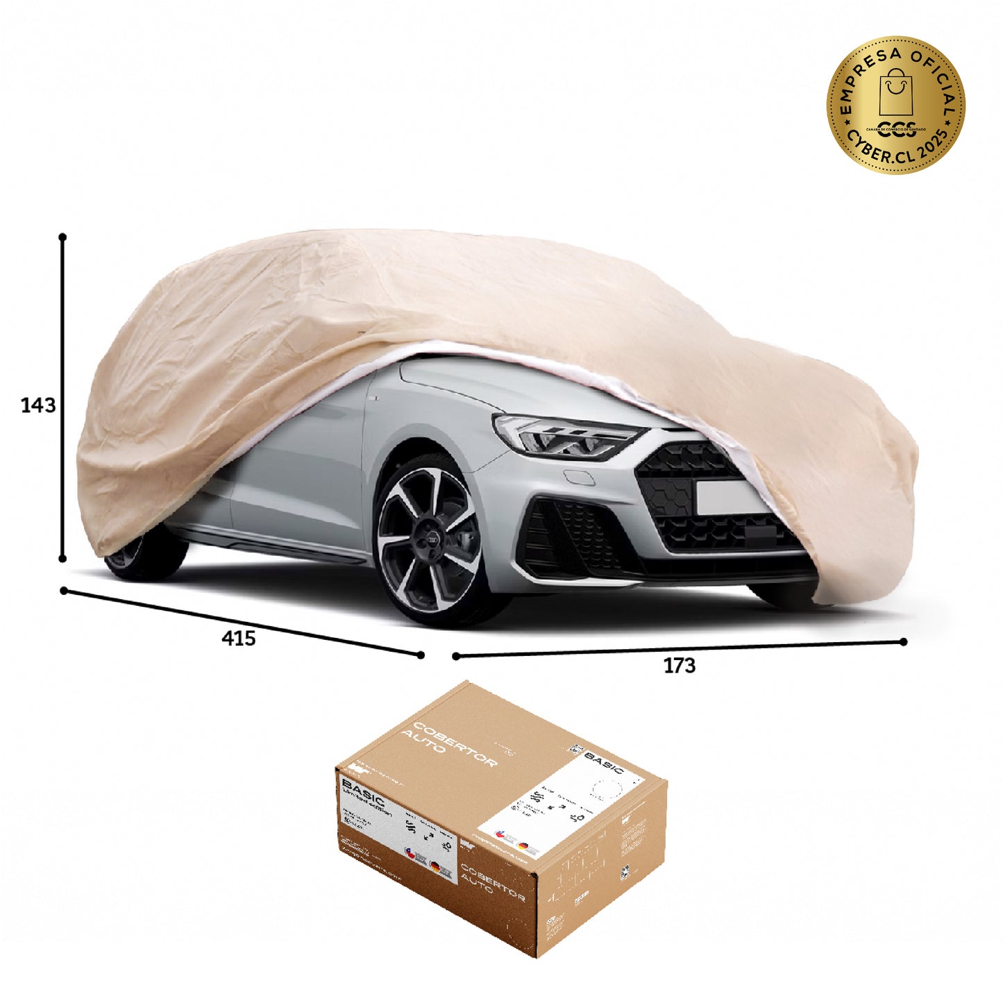 Funda para Auto Impermeable - Wagen Covers Basic
