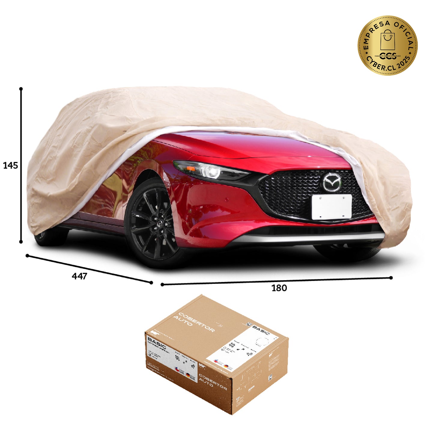 Funda para Auto Impermeable - Wagen Covers Basic