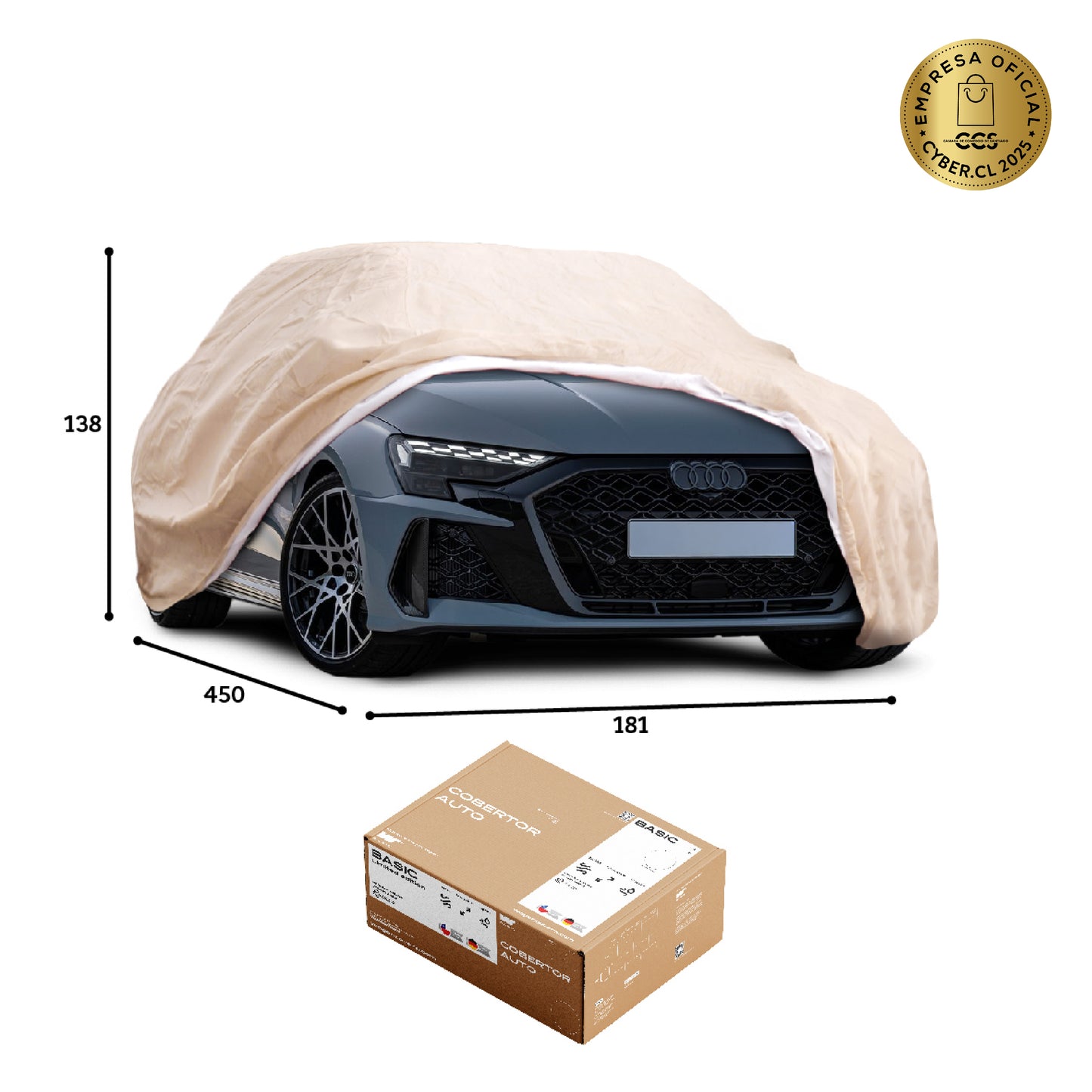 Funda para Auto Impermeable - Wagen Covers Basic