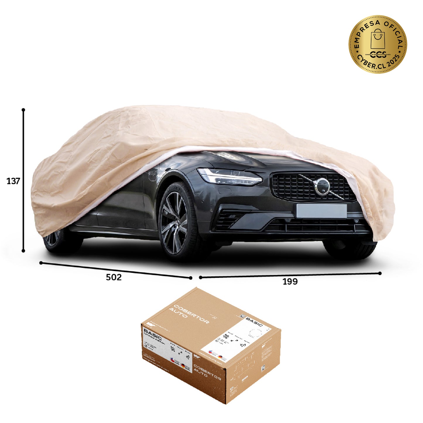 Funda para Auto Impermeable - Wagen Covers Basic