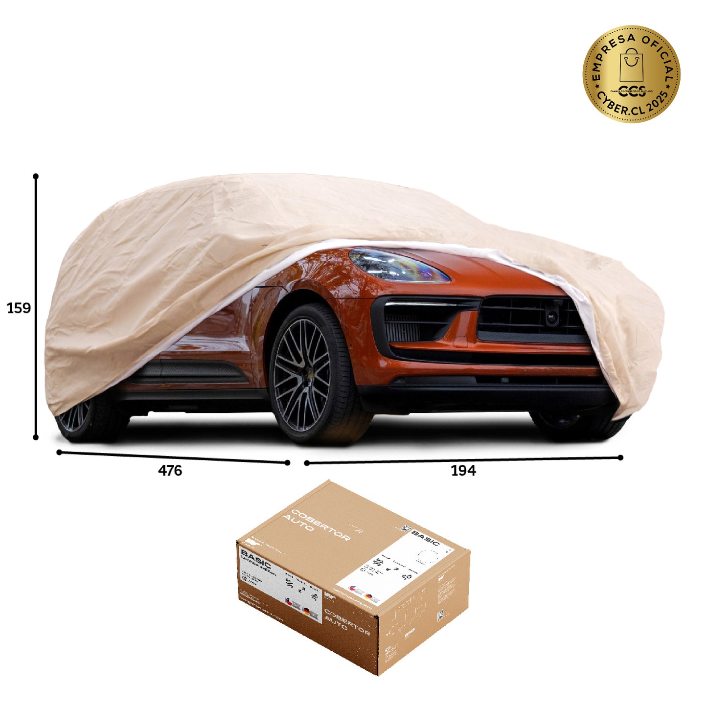 Funda para Auto Impermeable - Wagen Covers Basic