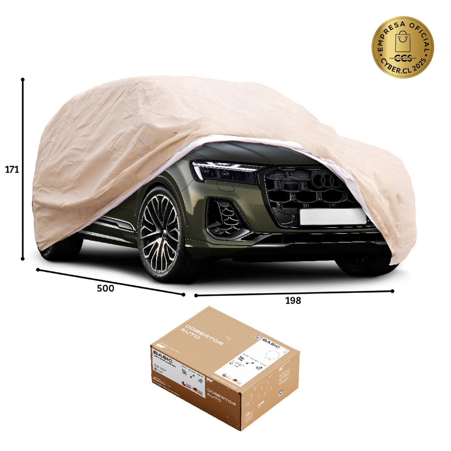 Funda para Auto Impermeable - Wagen Covers Basic