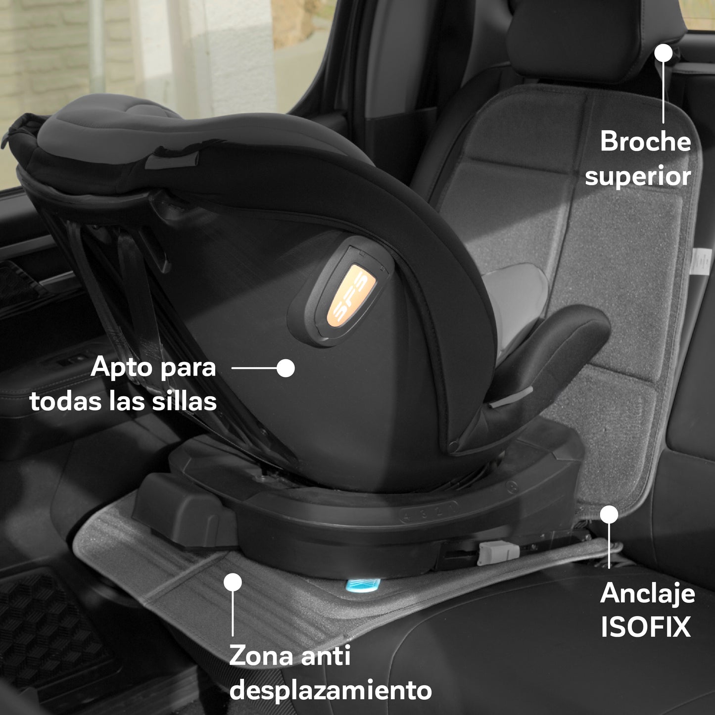 Funda de asiento para Silla de Bebe Guagua