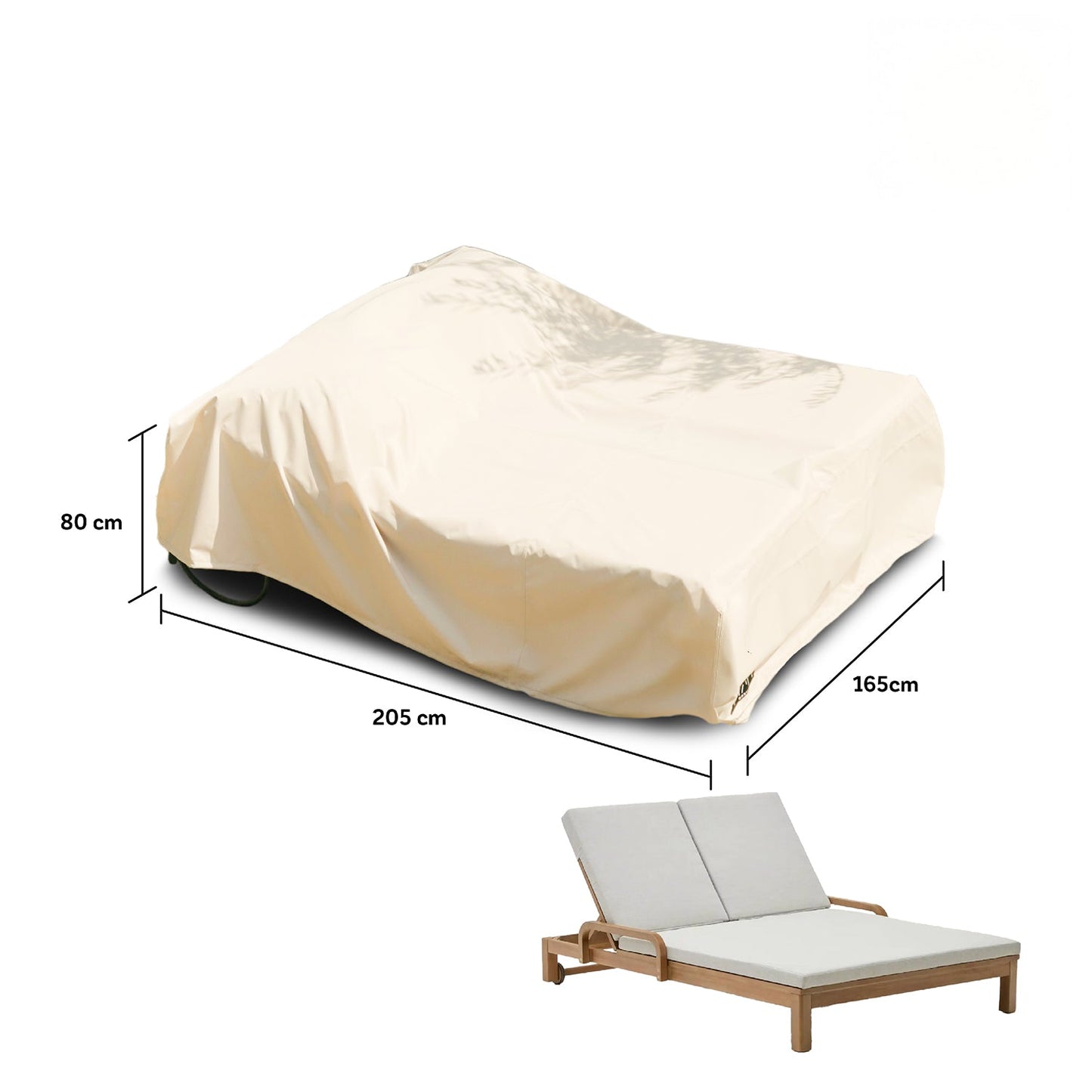 Funda para Reposera Impermeable - Protección Muebles Terraza y Jardín - WAGEN COVERS