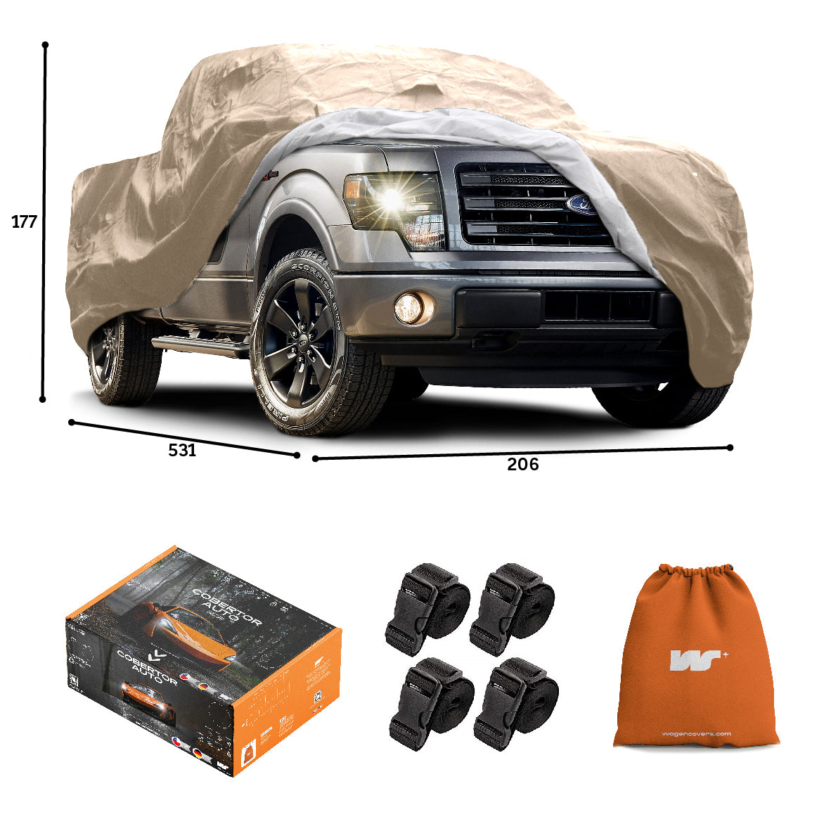 Funda para Auto Impermeable - Deluxe