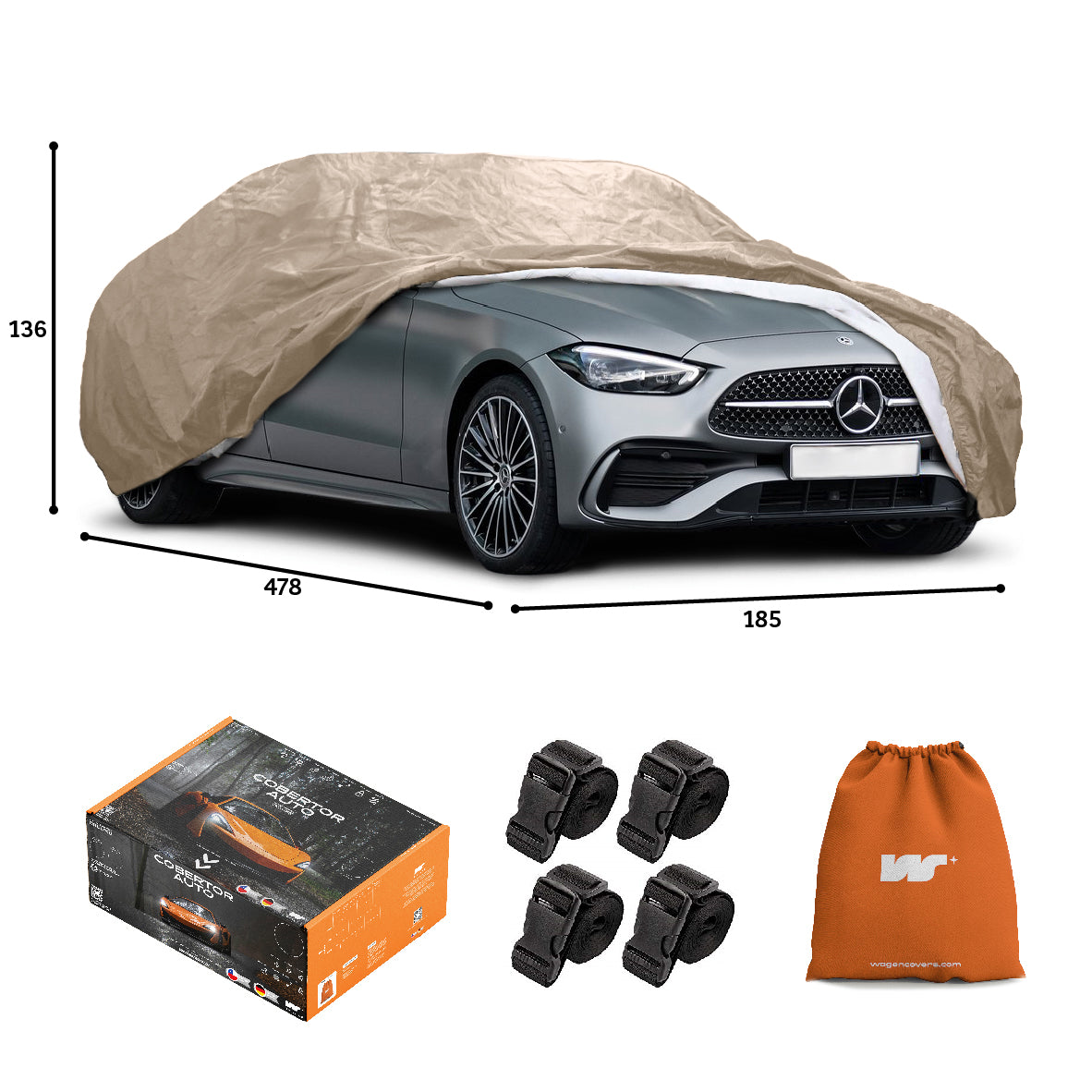 Funda para Auto Impermeable - Deluxe