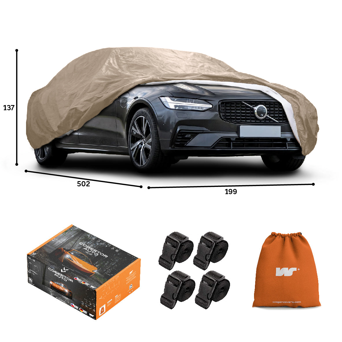 Funda para Auto Impermeable - Deluxe
