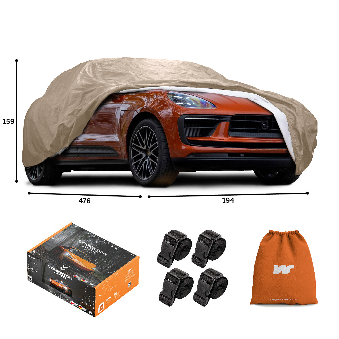 Funda para Auto Impermeable - Deluxe