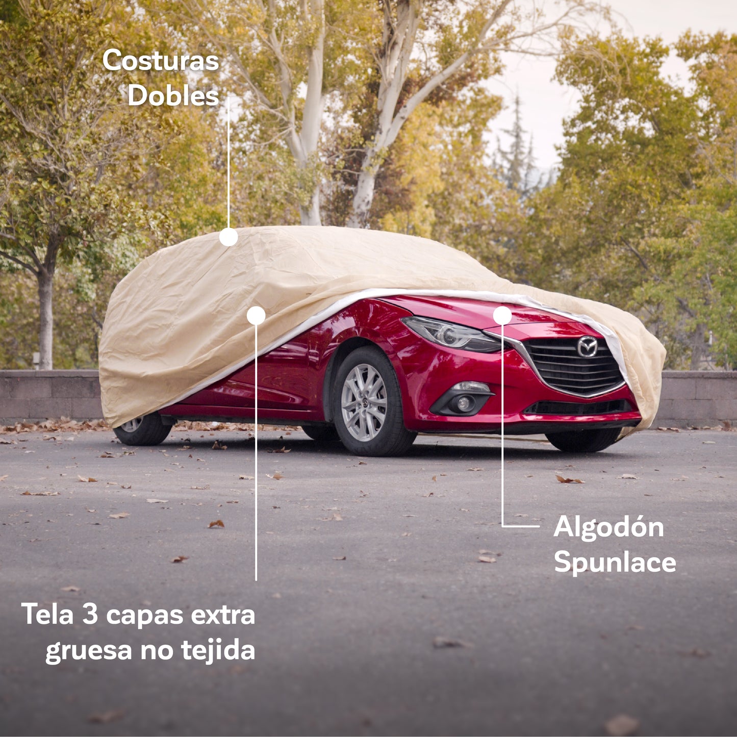 Funda para Auto Impermeable - Basic tela