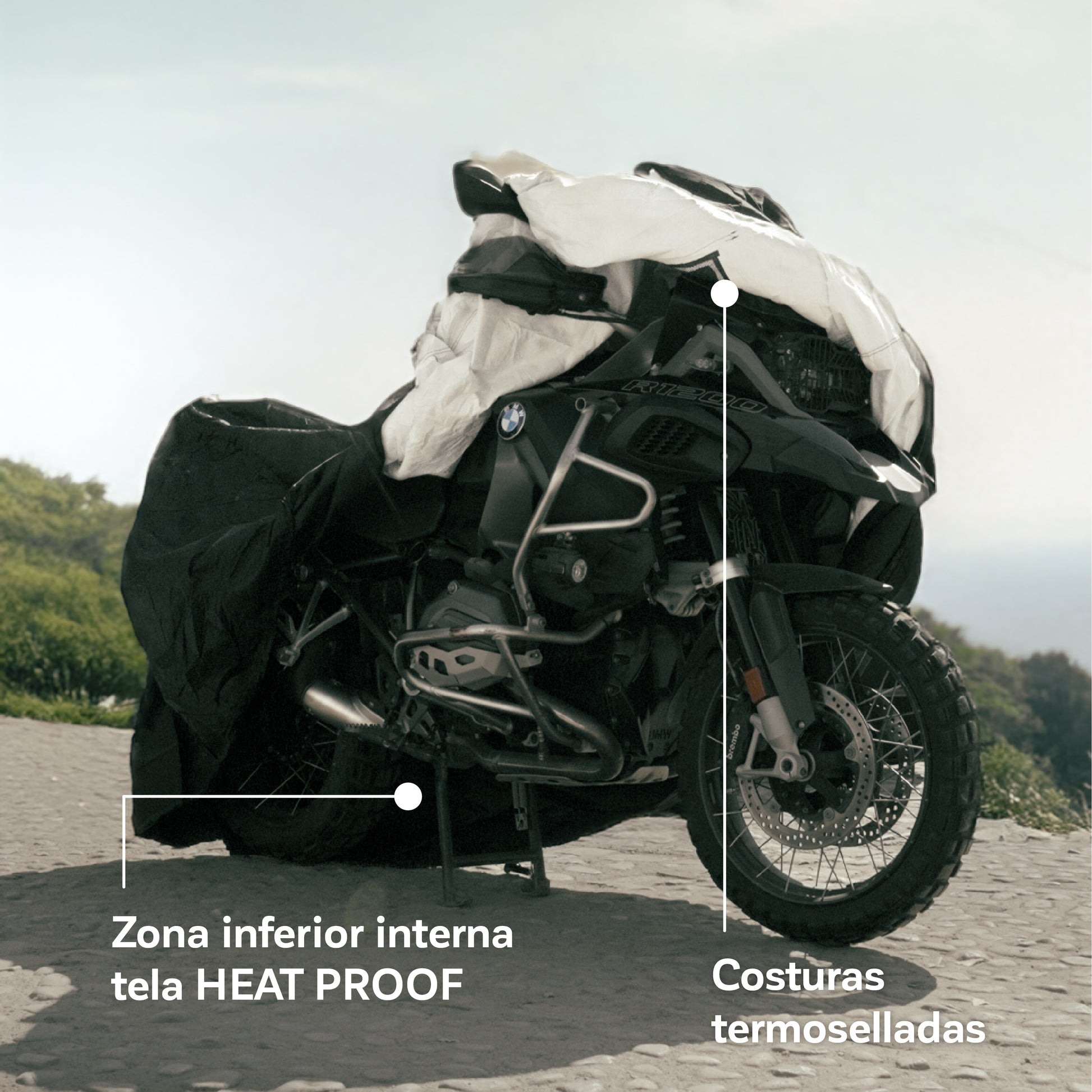 Funda para Moto Impermeable - Deluxe modelos