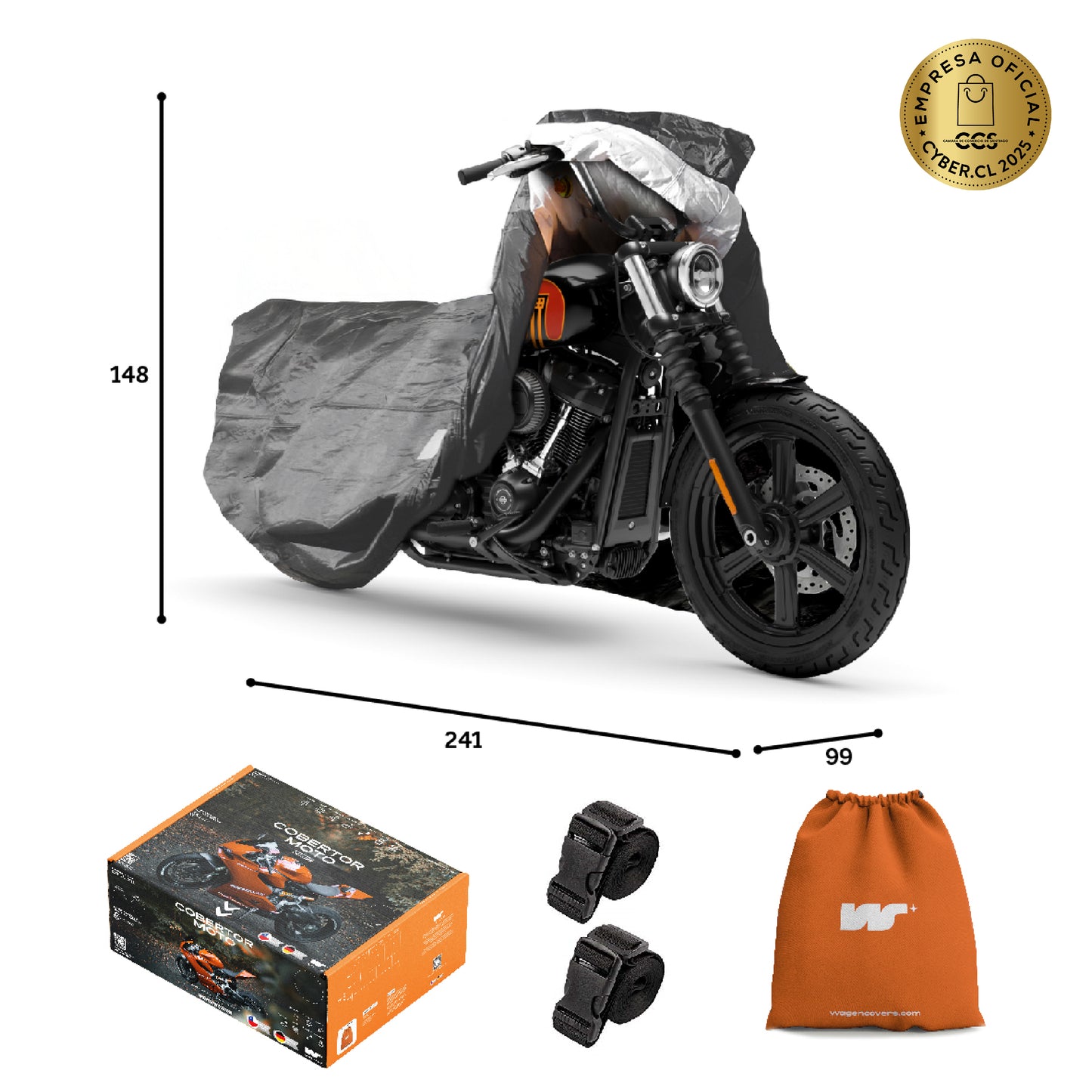 Funda para Moto Impermeable - Deluxe