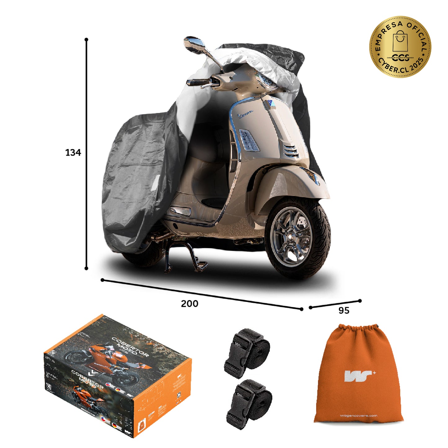 Funda para Moto Impermeable - Deluxe