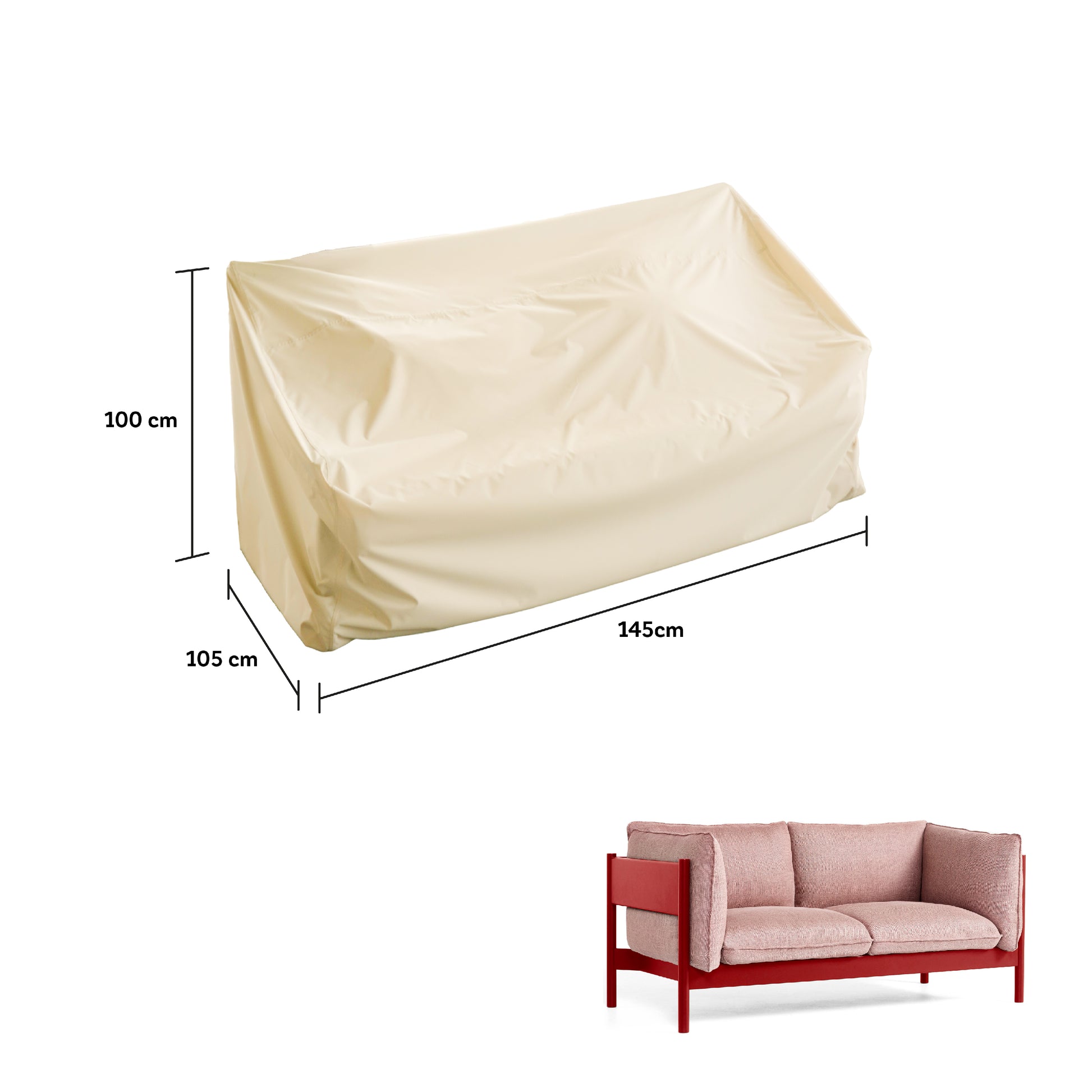 Funda Sofá Impermeable Ajustable - Protección Total Muebles Terraza Chile - WAGEN COVERS
