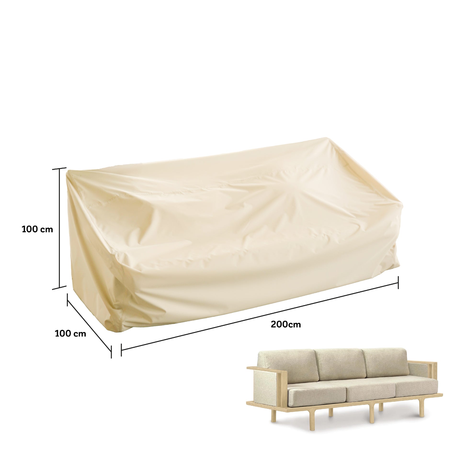 Funda Sofá Impermeable Ajustable - Protección Total Muebles Terraza Chile - WAGEN COVERS