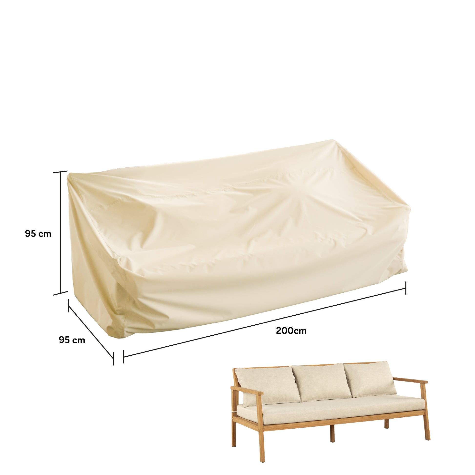 Funda Sofá Impermeable Ajustable - Protección Total Muebles Terraza Chile - WAGEN COVERS