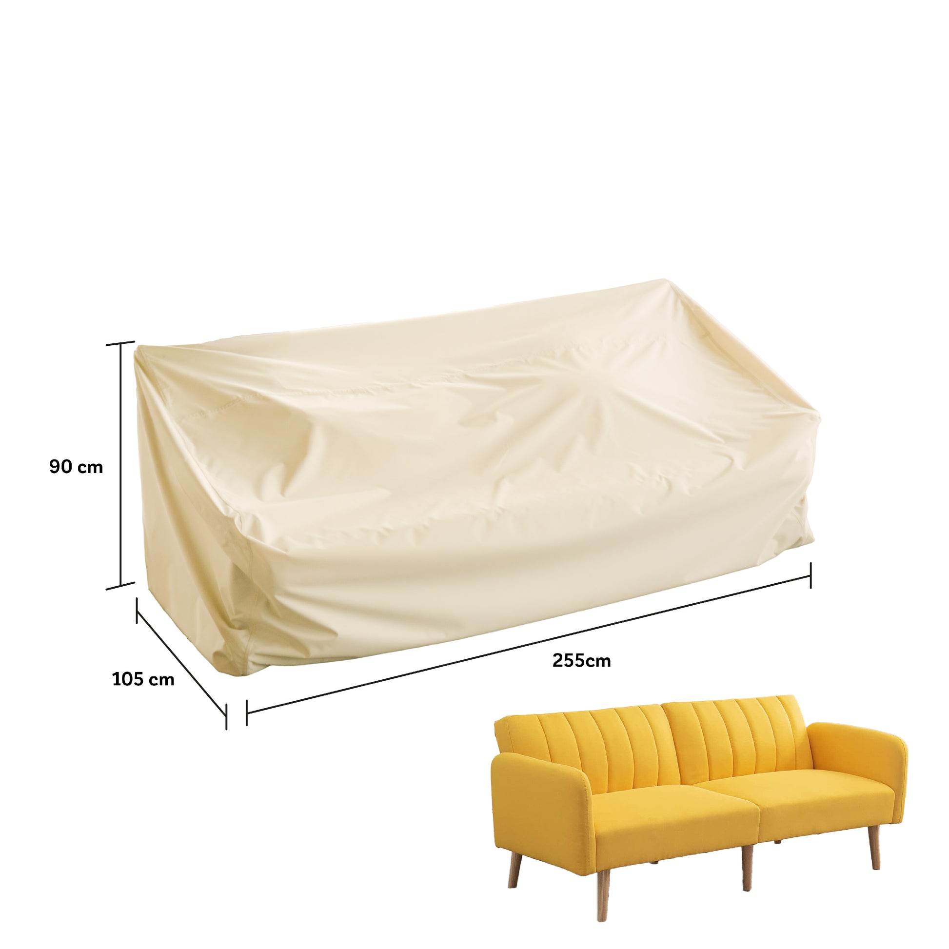 Funda Sofá Impermeable Ajustable - Protección Total Muebles Terraza Chile - WAGEN COVERS