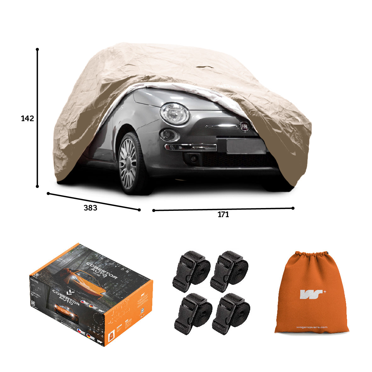 Funda para Auto Impermeable - Deluxe - WAGEN COVERS