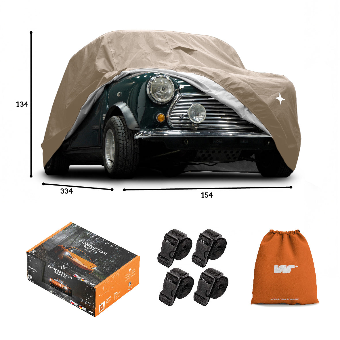 Funda para Auto Impermeable - Deluxe - WAGEN COVERS