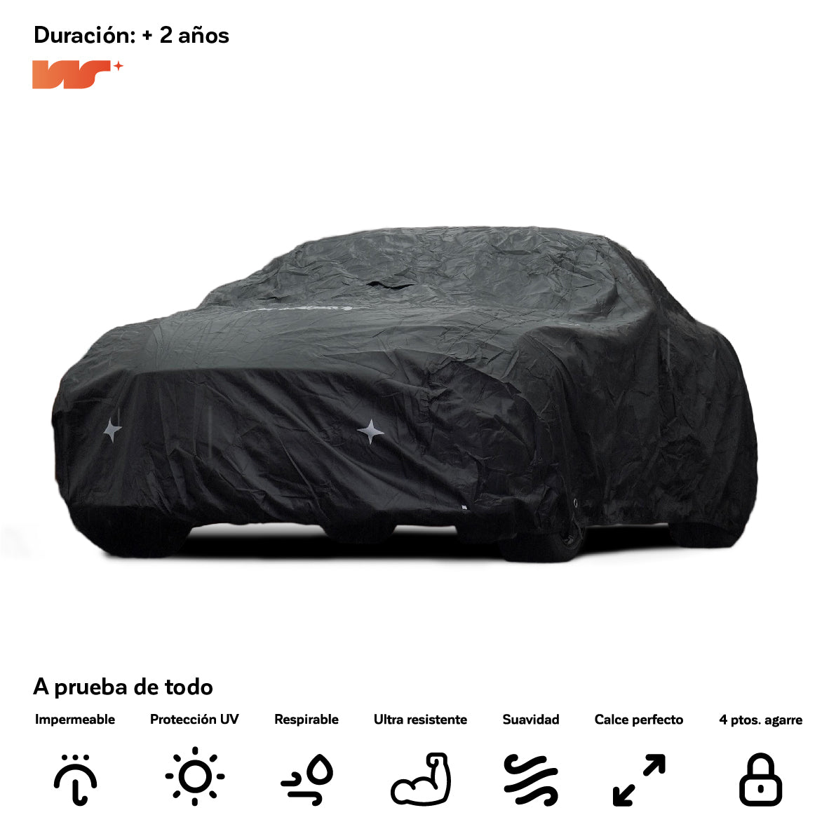 Funda para auto impermeable y resistente a los rayos uv y al sol