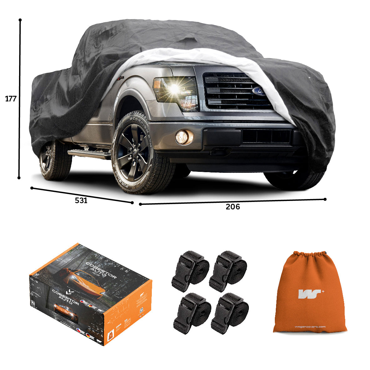 Funda para Auto Impermeable - Deluxe - WAGEN COVERS