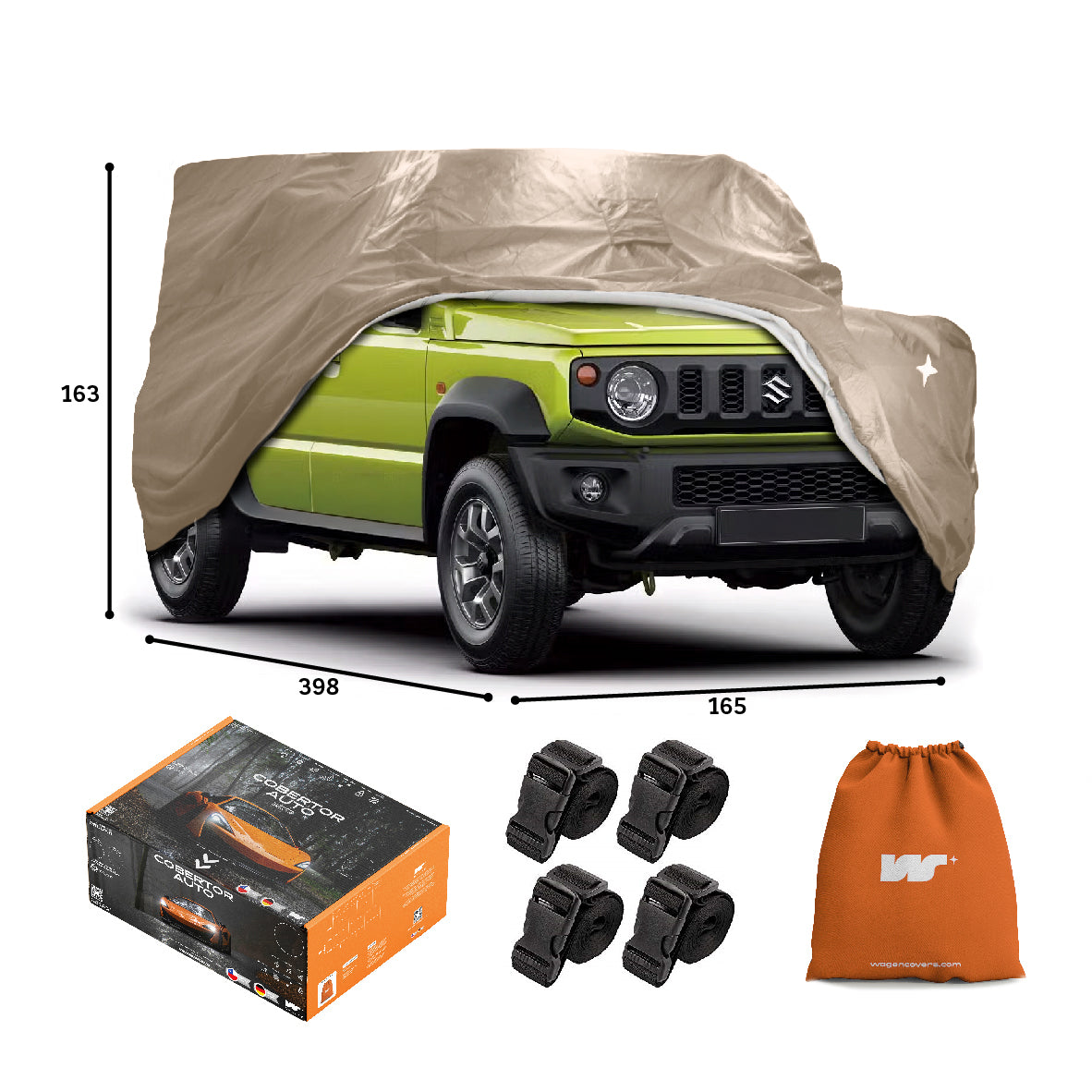 Funda para Auto Impermeable - Deluxe - WAGEN COVERS