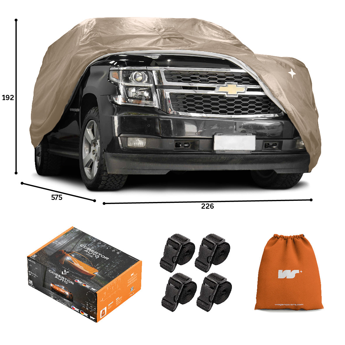 Funda para Auto Impermeable - Deluxe - WAGEN COVERS