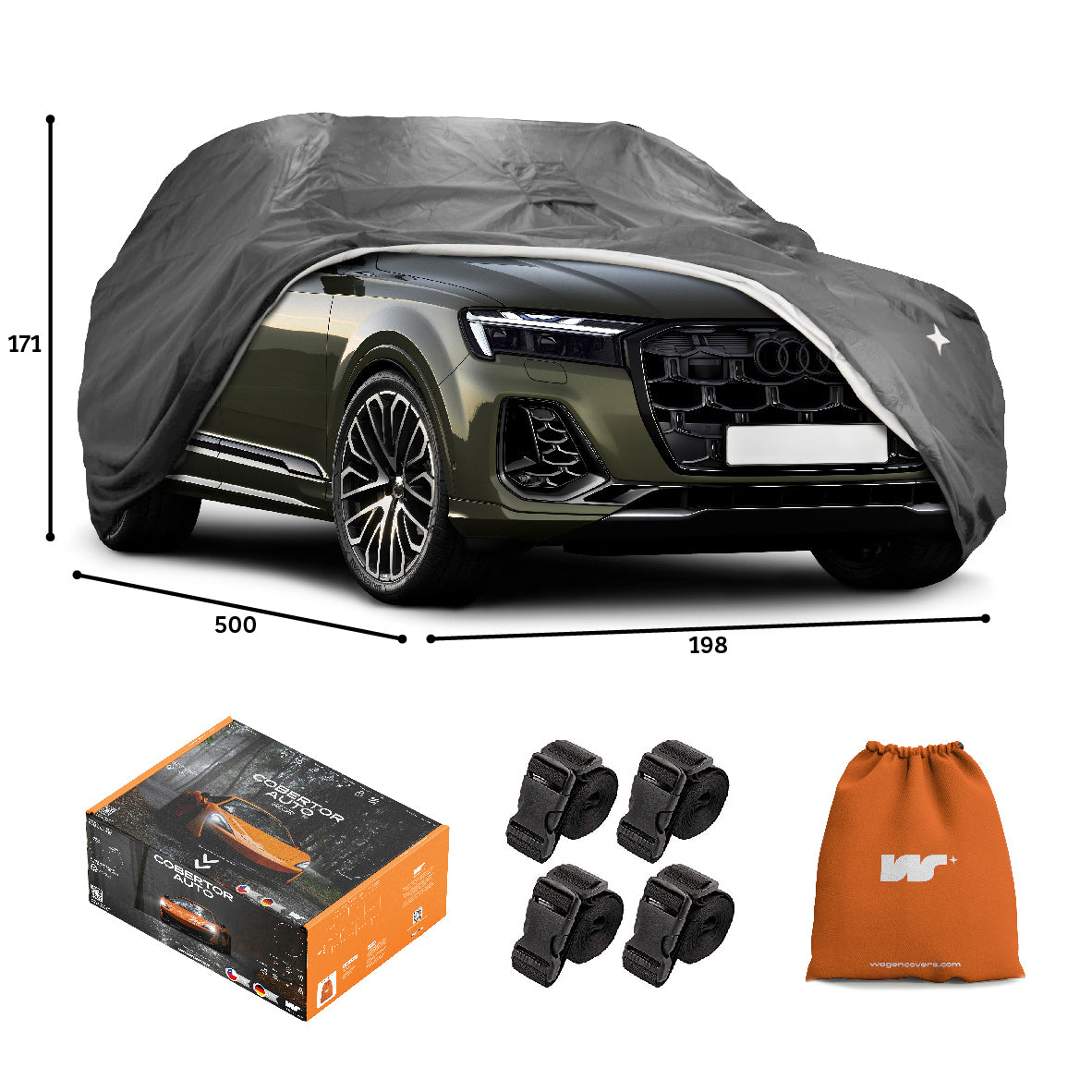 Funda para Auto Impermeable - Deluxe - WAGEN COVERS