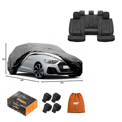 Pack Cobertor de Auto Deluxe + Funda de Asiento (20% OFF)