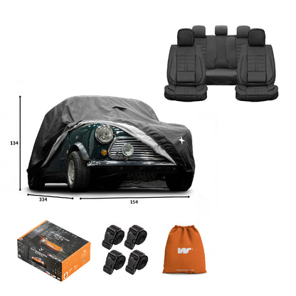 Pack Cobertor de Auto Deluxe + Funda de Asiento (20% OFF)