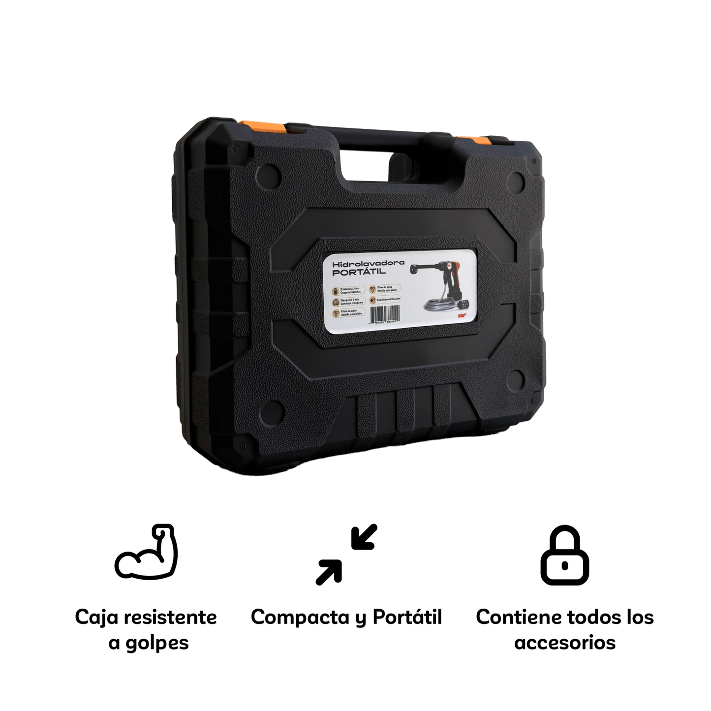 Hidrolavadora Portátil Inalámbrica Potente a Batería