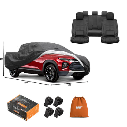 Pack Cobertor de Auto Deluxe + Funda de Asiento (20% OFF)
