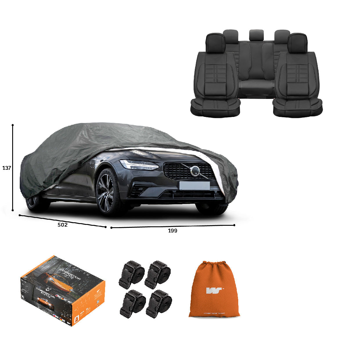 Pack Cobertor de Auto Deluxe + Funda de Asiento (20% OFF) - WAGEN COVERS