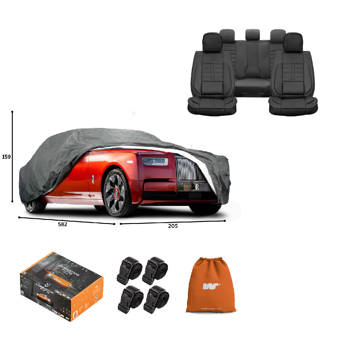 Pack Cobertor de Auto Deluxe + Funda de Asiento (20% OFF) - WAGEN COVERS