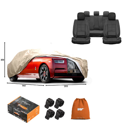 Pack Cobertor de Auto Deluxe + Funda de Asiento (20% OFF)