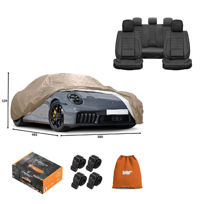 Pack Cobertor de Auto Deluxe + Funda de Asiento (20% OFF)