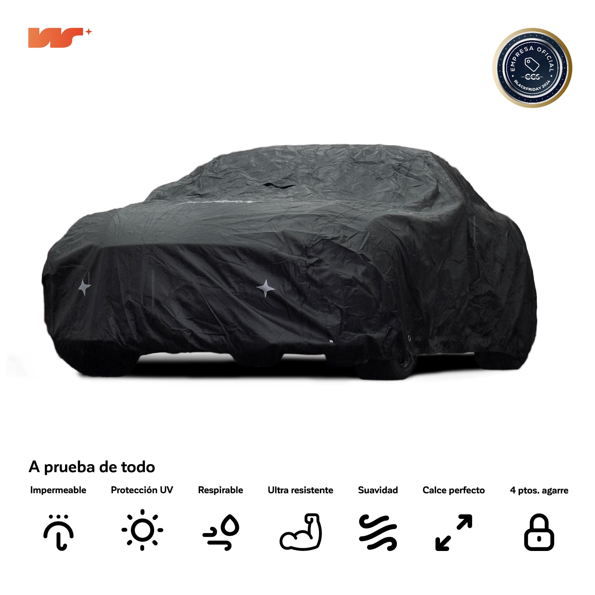 Funda para Auto Impermeable - Deluxe aprueba de todo