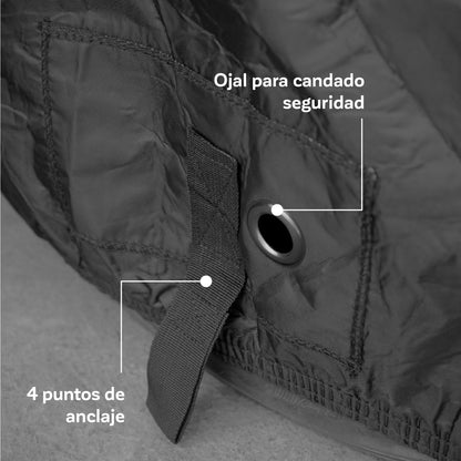 Funda para Auto Impermeable - Deluxe 4 puntos de anclaje