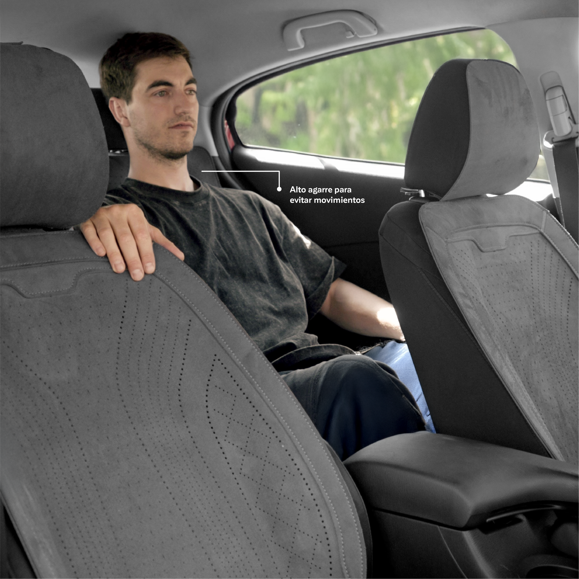Fundas de Asientos para Auto Basic - Set Completo calce perfecto
