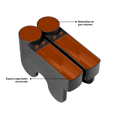 Organizador de Huecos Relleno para Asientos Auto espacio bebestible