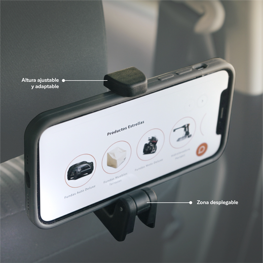 Soporte para Celular Asiento Trasero Auto altura ajustable