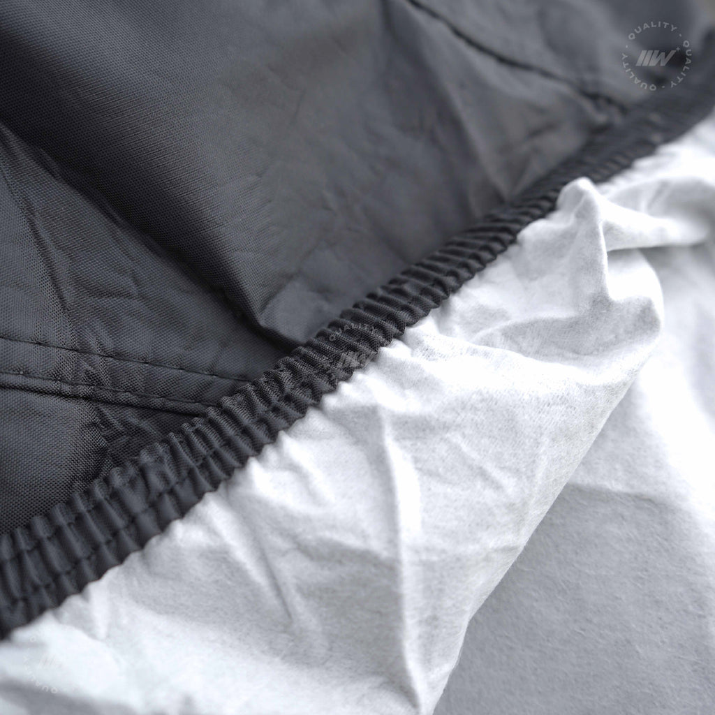 Cobertor reflectivo para coche (funda protectora) , color ALUMINIO, con  cierre, 120g algodón, talla: M - Cobertores para coche